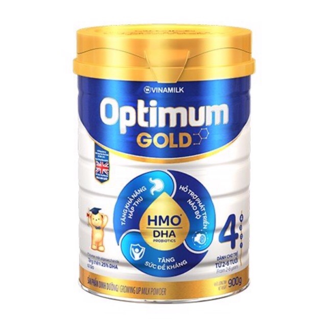 Sữa bột Optimum Gold 4 lon 900g