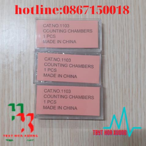 Buồng đếm tế bào, hồng cầu, bạch cầu,không tráng bạc
