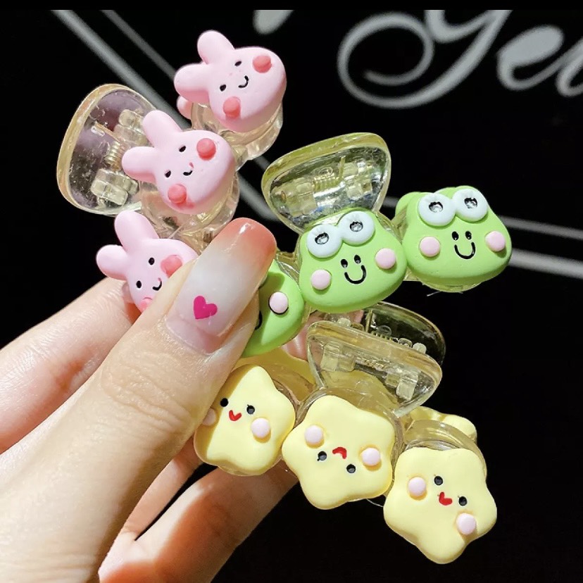 z {Ảnh thật} KẸP TÓC MÁI, BẤU TÓC CUTE HÌNH THÚ  HOT TREND, ULLZANG