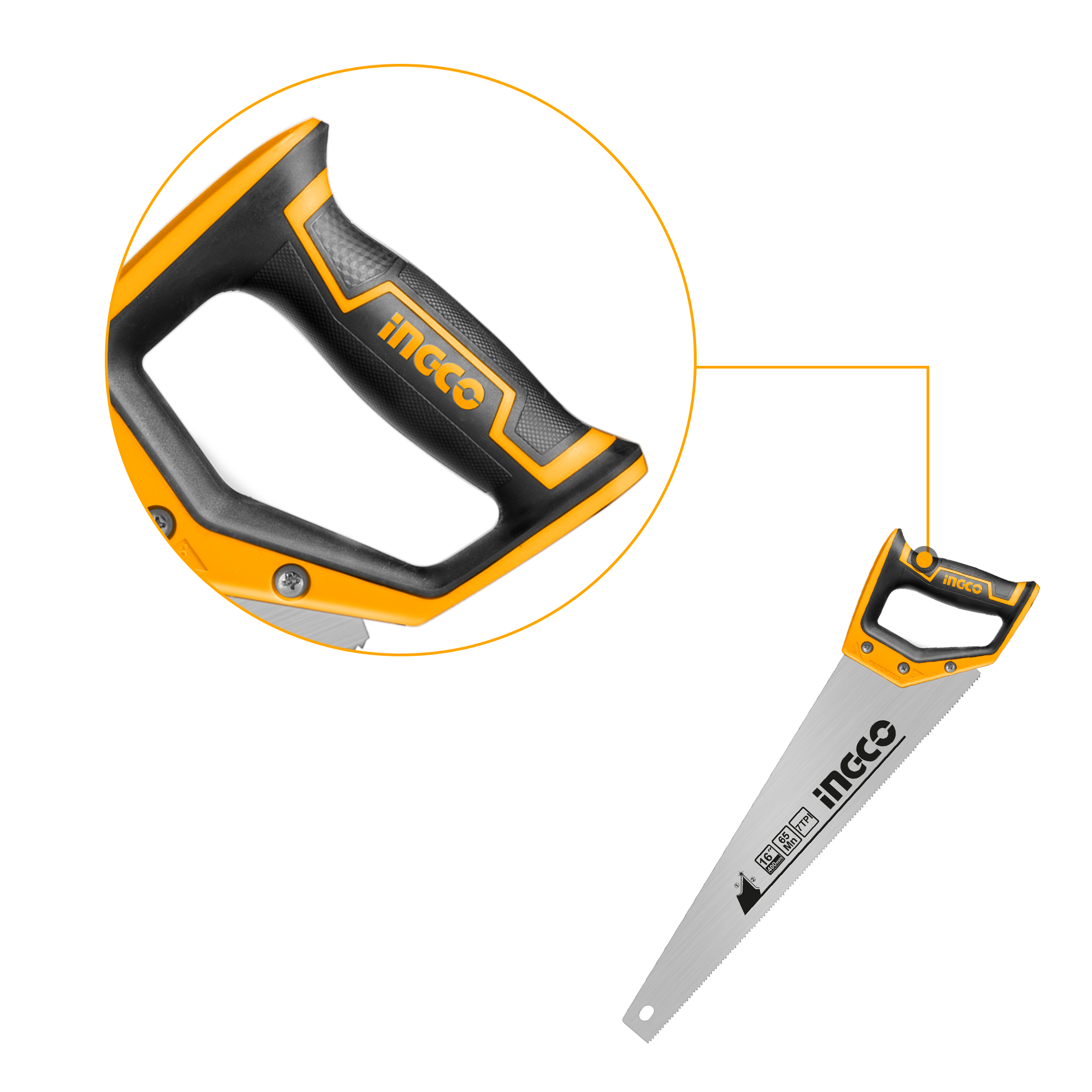 INGCO HHAS08400/HHAS38400 Cưa tay lá liễu