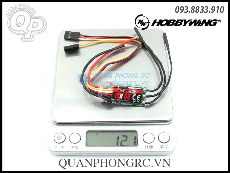 Bộ Điều Tốc Hobbywing SkyWalker 15A V2 UBEC Brushless ESC (2-3S)