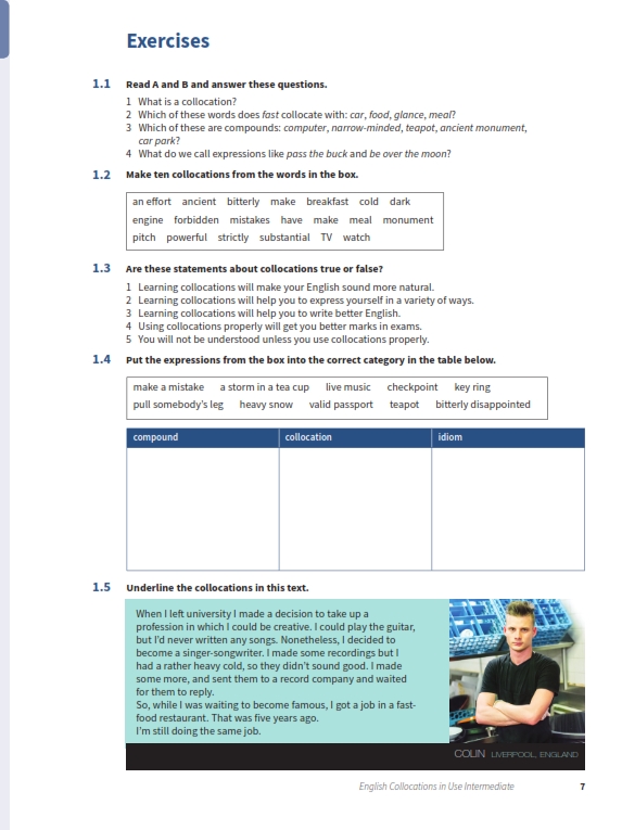 English Collocations in Use Intermediate (2nd Edition)