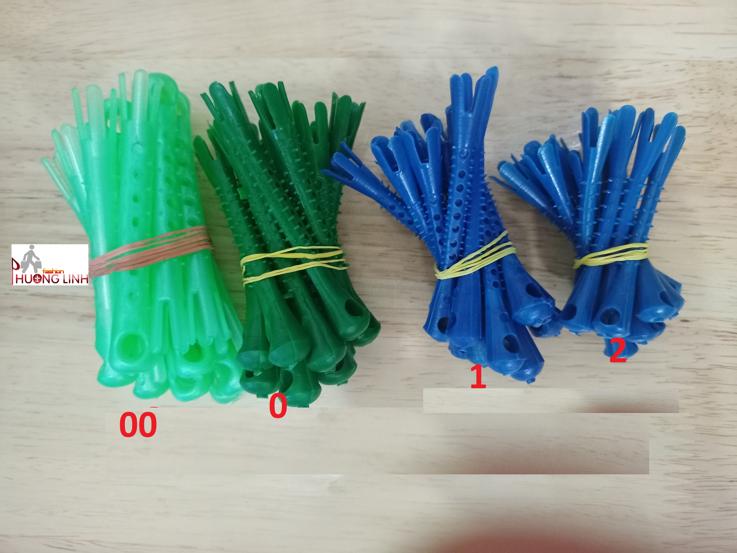 [HCM]12 trục uốn XƯƠNG GÀ cùng kích cỡ dùng để uốn lạnh tạo kiểu cho tóc - phụ liệu tóc