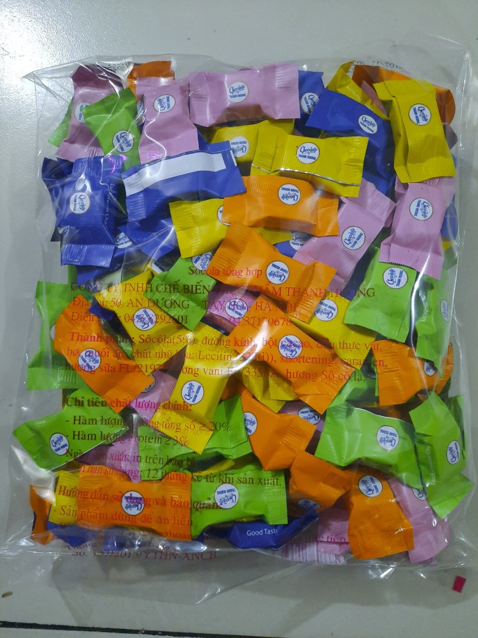socola lạnh 1MÀU hạnh nhân sữa 1kg