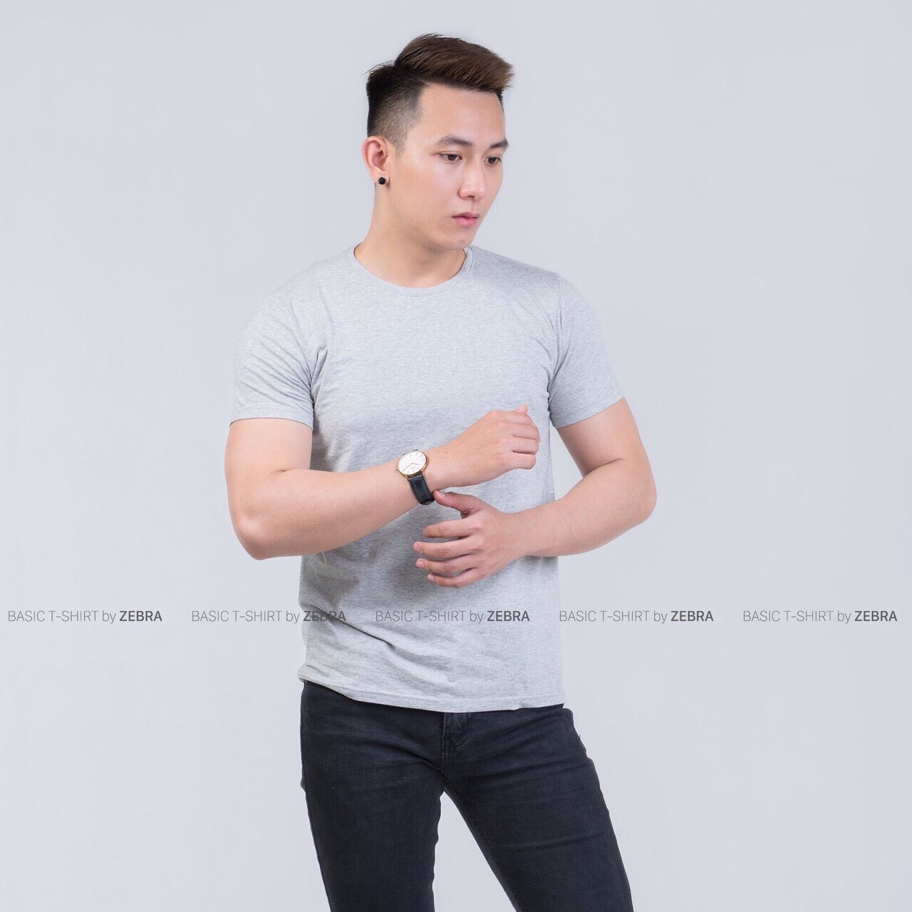 Áo Thun Nam  Chất Cotton Co dãn Thoáng mát
