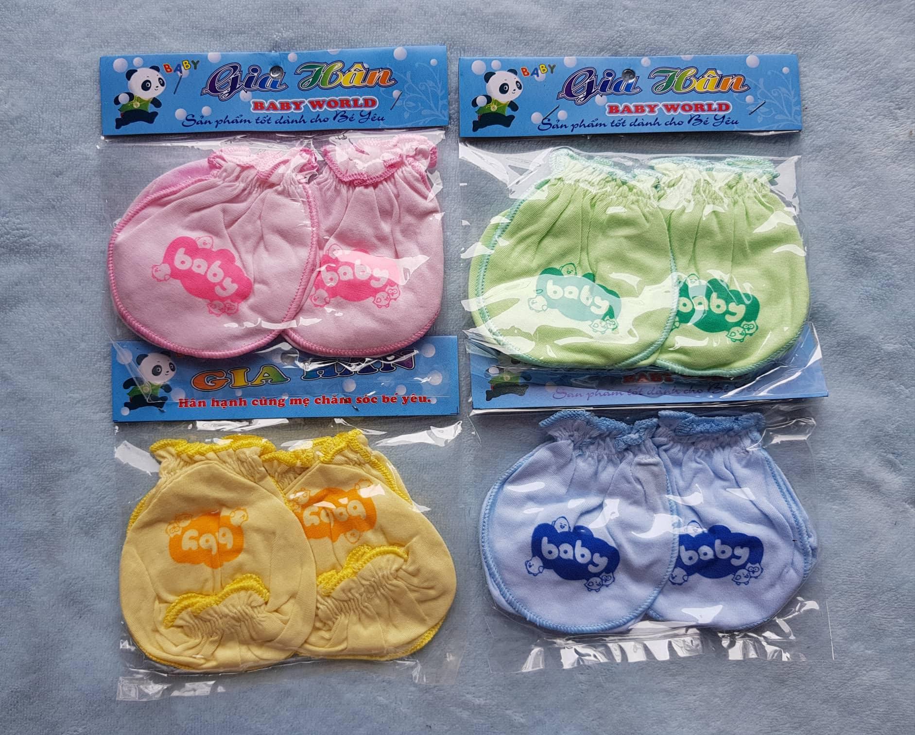 Combo 5 đôi bao tay bao chân Gia Hân chun