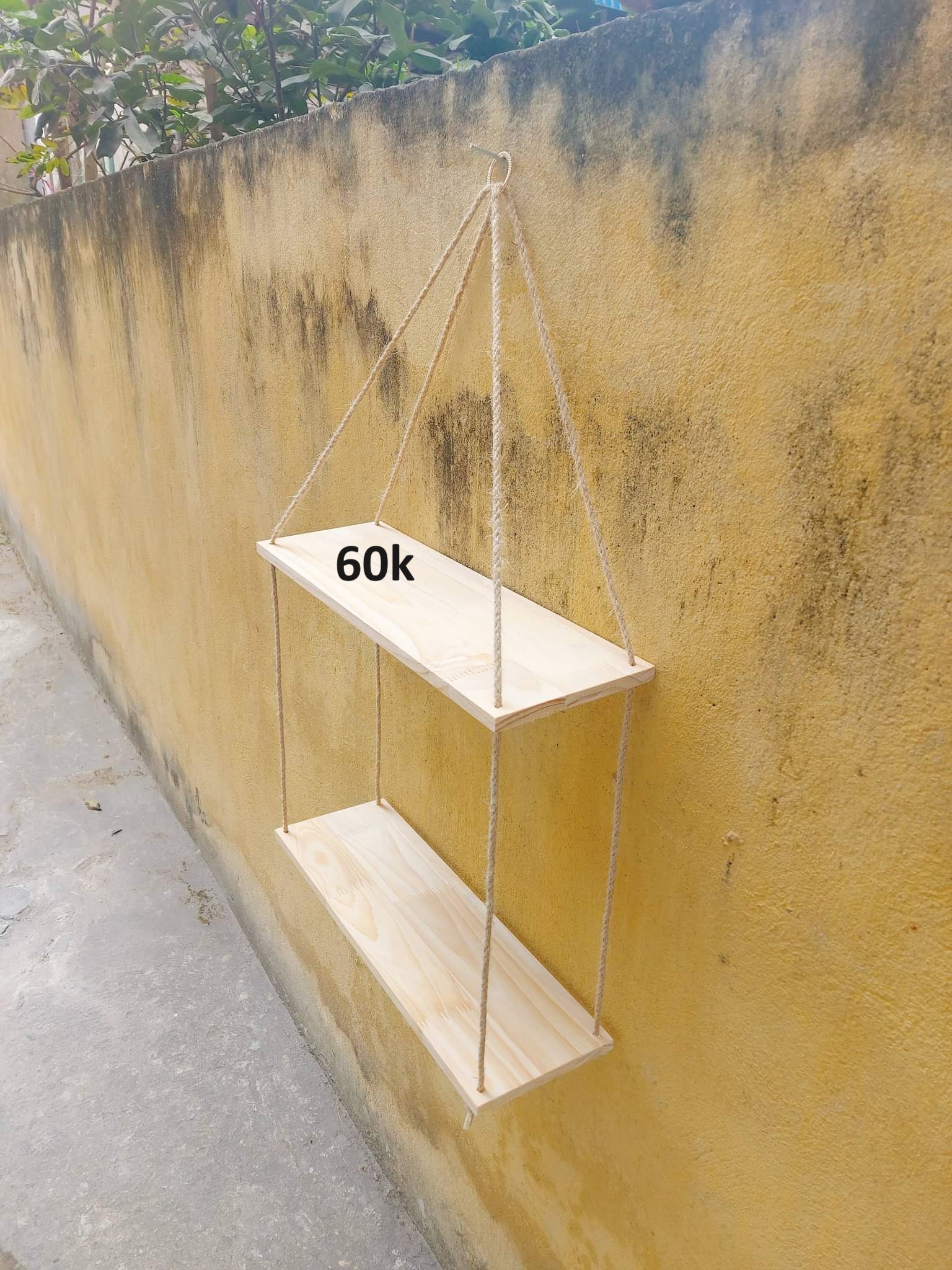 Kệ gỗ treo tường