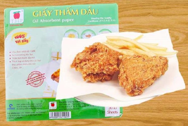 GIẤY THẤM DẦU MỠ 24 X 25CM  20 TỜ