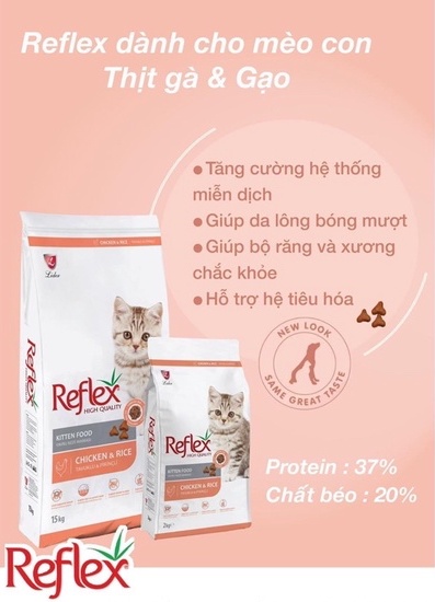 Dry food Reflex Chicken for Kitten 2kg