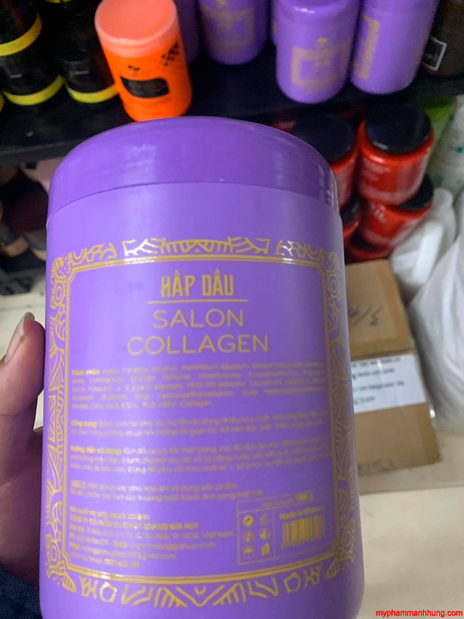 Hấp dầu salon collagen