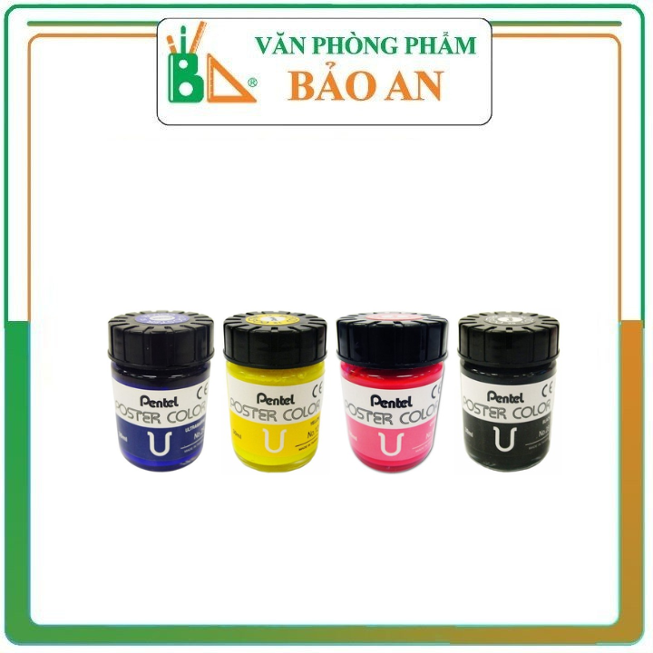 Màu vẽ Pentel Poster Color 30ml - Văn phòng phẩm Bảo An