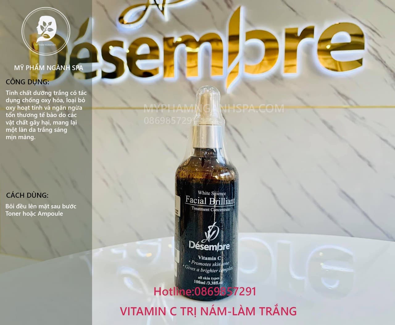 TINH CHẤT C CÔ ĐẶC DƯỠNG TRẮNG DESEMBRE