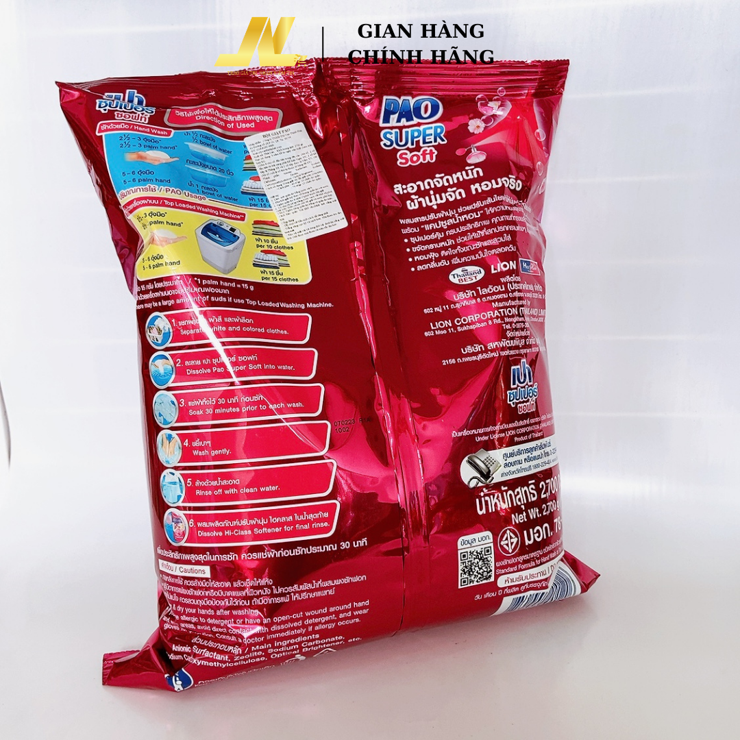 Bột Giặt Pao Thái Lan 2.7KG