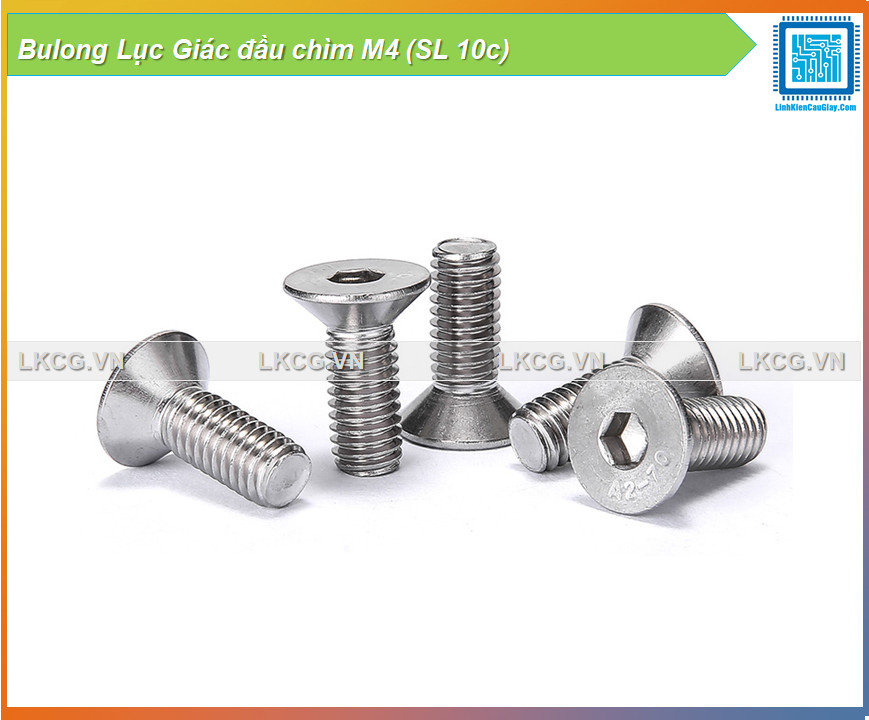 Bulong Lục Giác đầu chìm M4 (SL 10c)