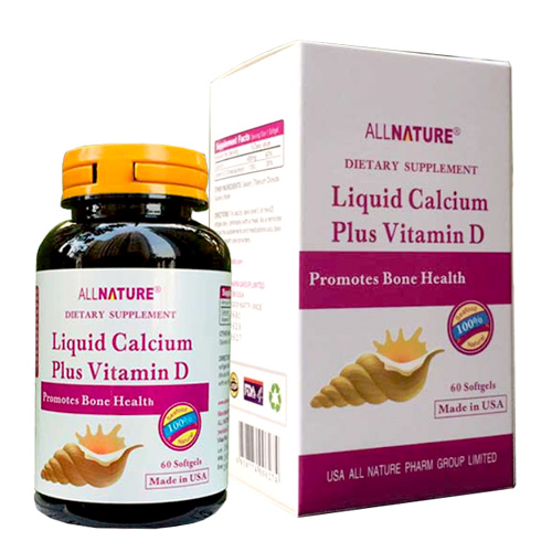 Liquid Calcium D+K, hỗ trợ bổ sung canxi, vitamin D3