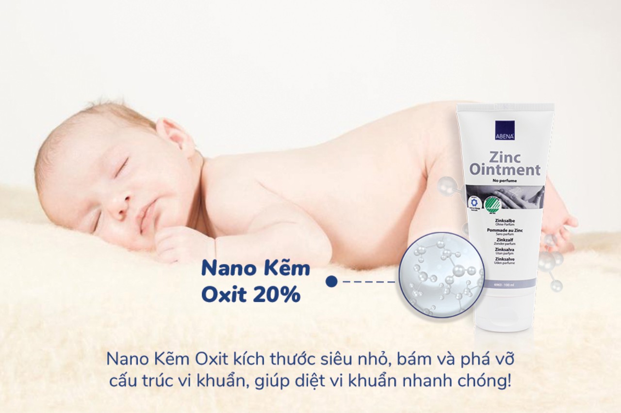 Kem hăm tã đa năng ABENA Zinc Ointment 100ml