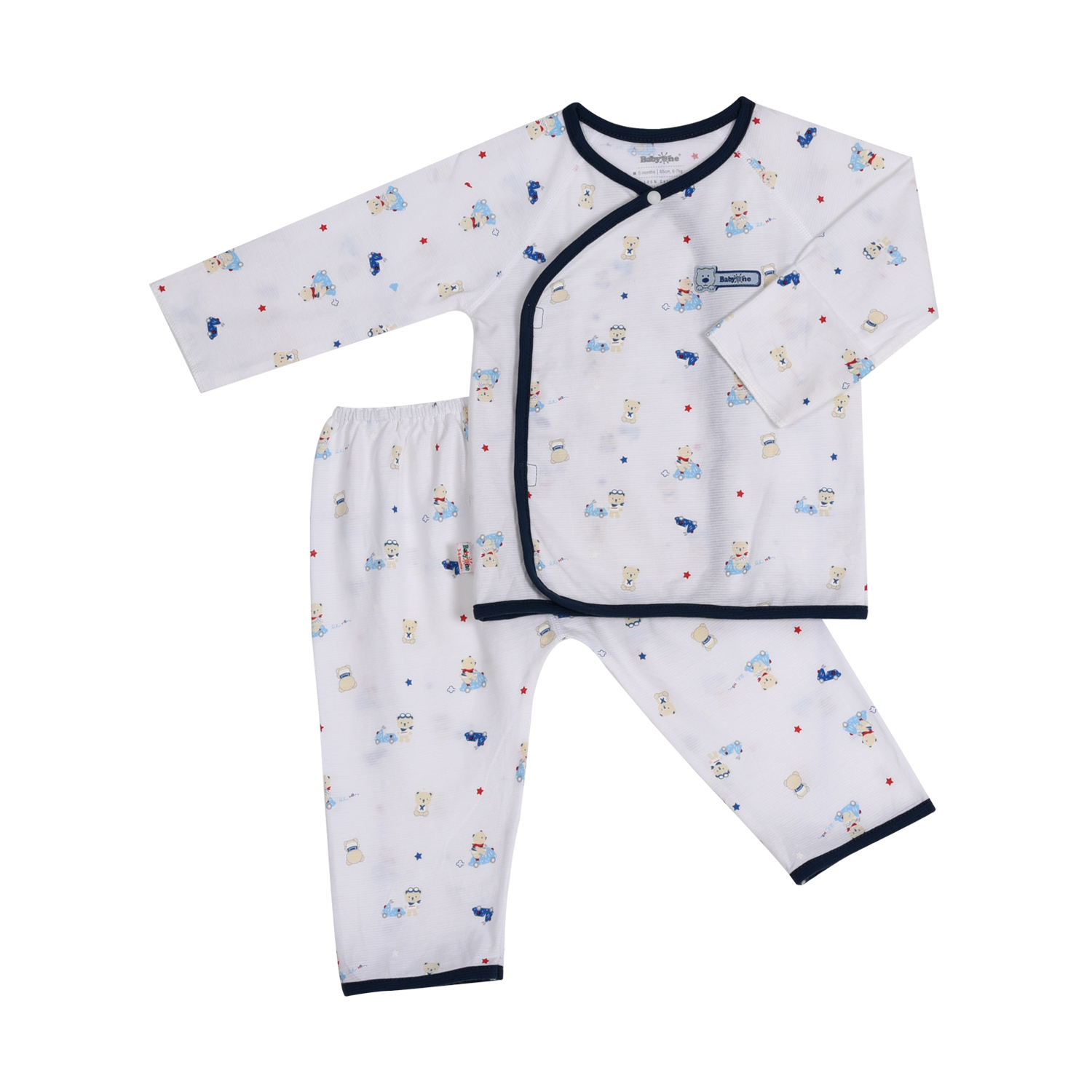 Bộ quần áo sơ sinh BabyOne BA0928 - HELLO BB
