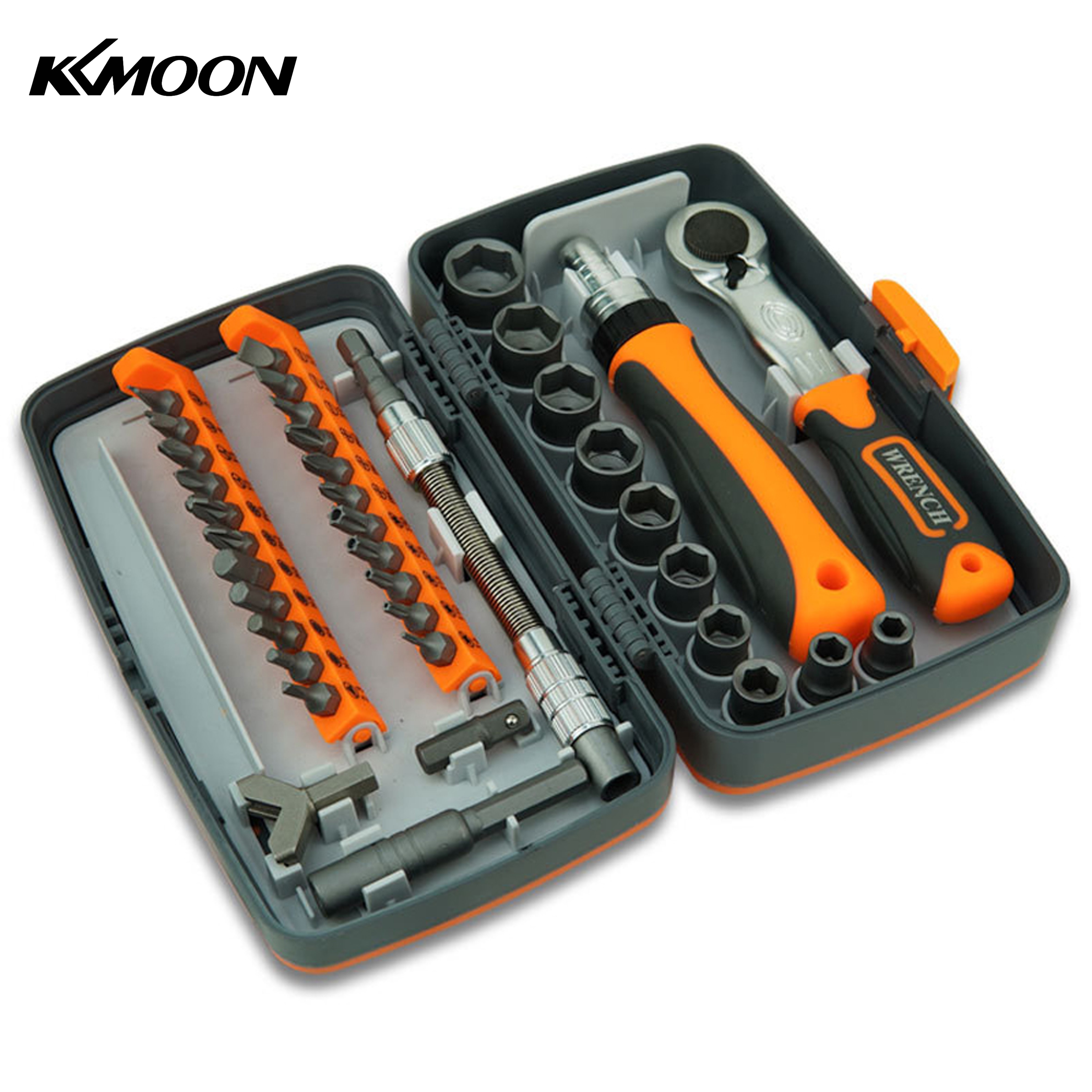38 in 1 Household Labor Saving Ratchet Screwdriver Bit Set Multipurpose Tool Kit Hardware Tools Combination Wrenches Toolbox Hand Tool Sets