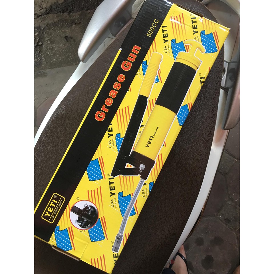 Bơm mỡ tay YETi 500cc. Súng bơm mỡ cao cấp