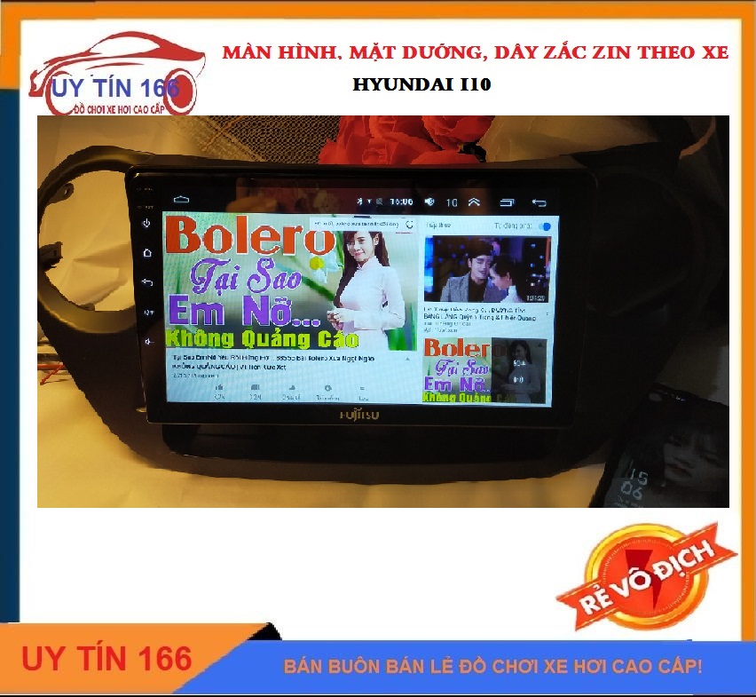 [Hỗ Trợ Lắp Đặt] Màn hình DVD FUJITSU công nghệ NHẬT BẢN cho xe HYUNDAI I10 RAM 3G ROM 32G tích hợp bản đồ VIETMAP vô lăng ra lệnh giọng nói là sản phẩm HOT trên thị trường hiện nay SHOP UY TÍN 166!