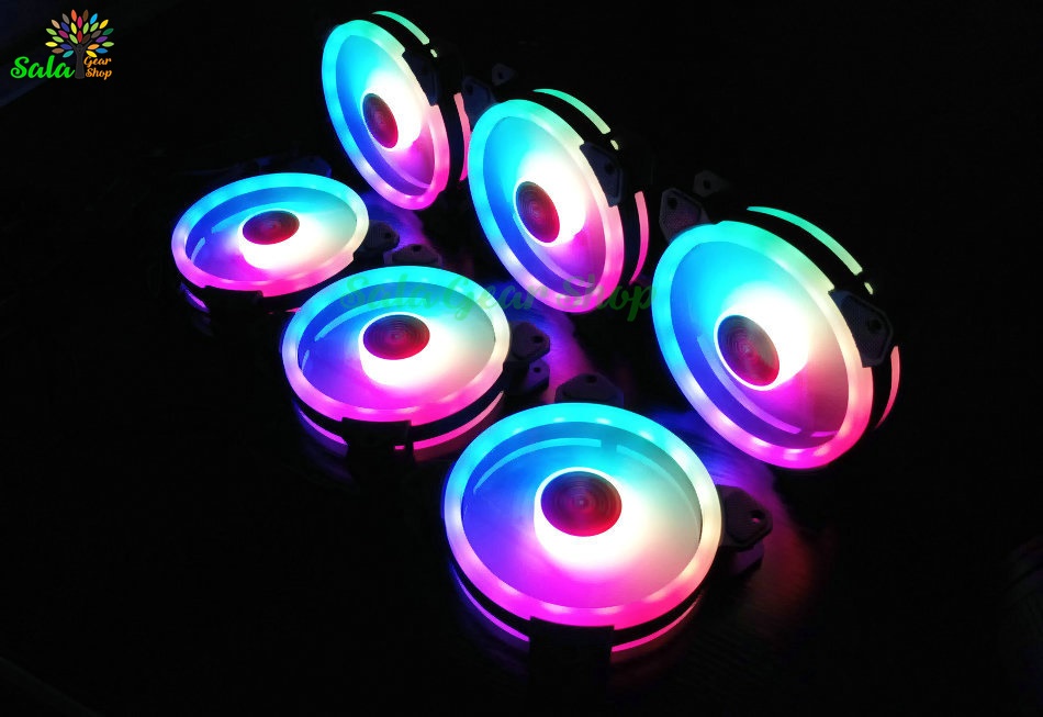 [HCM]Quạt Tản Nhiệt Coolmoon V4 RGB Aura