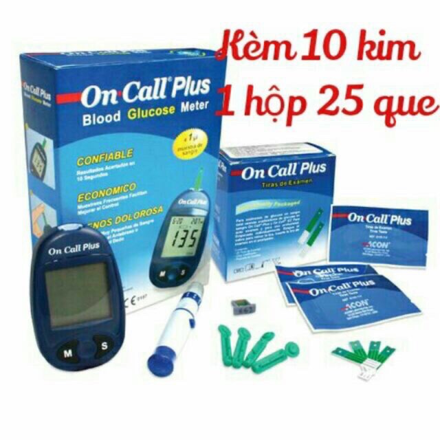 Máy thử tiểu đường On Call Plus