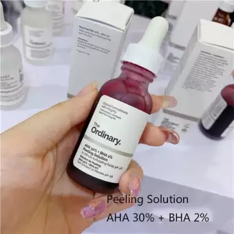 [HCM]Tinh Chất Serum The Ordinary AHA 30% + BHA 2% Peeling Solution Mặt Nạ Tẩy Tế Bào Chết 10 Phút Serum Dưỡng Da Xóa Sẹo Mụn Làm Trắng Da Chăm 30ML