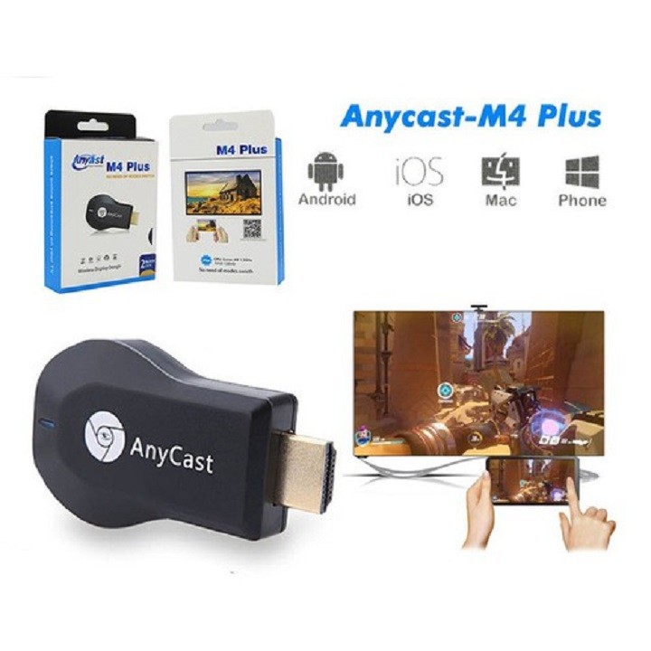 Anycast M4 M9 PLUS 1080P Wireless HD Portable Media Player Streamer Wifi Display Dongle for Projector Smartphone Tablets