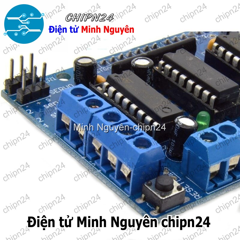 [1 cái] (B13) Mạch Điều Khiển Động Cơ L293D (Arduino Motor Shield L293 L293D)