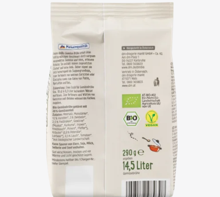[HCM]Hạt nêm rau củ Bio