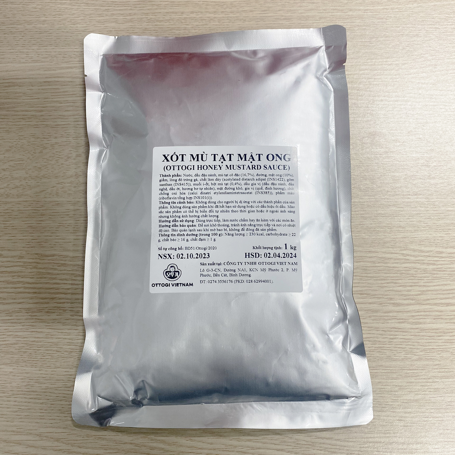 Expedited honey mustard sauce 1kg