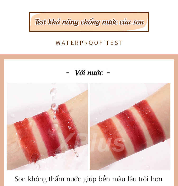 Son môi 3 màu son lì dưỡng ẩm lâu trôi