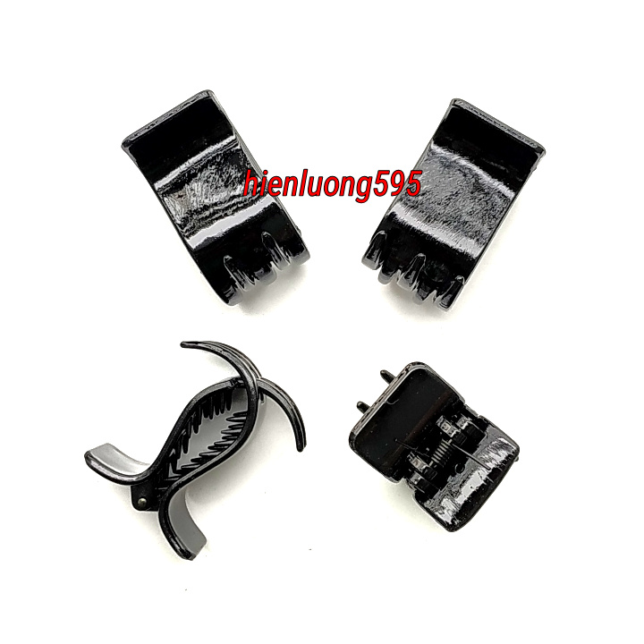 Kẹp tóc càng cua 5 răng màu đen (Lố 12 cái)