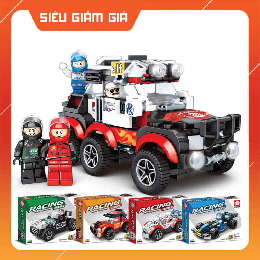 Bộ Đồ Chơi Lego Xếp Hình Ô Tô Cho Bé
