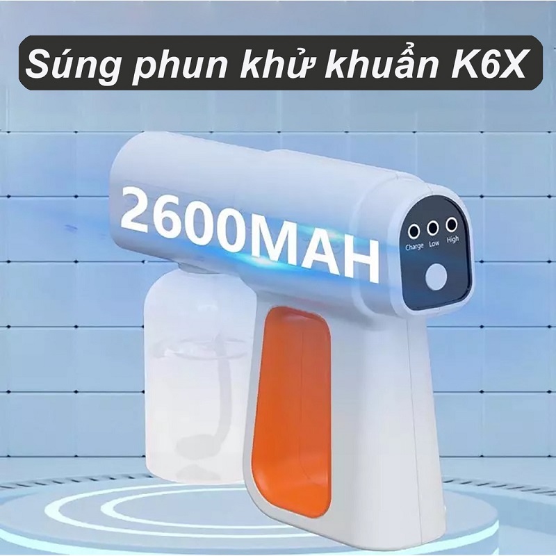 Máy phun xịt khuẩn Nano cồn K6X