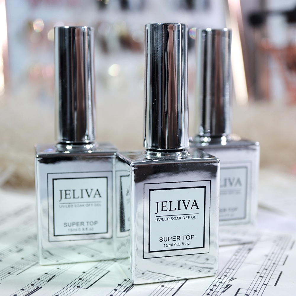 Base Top JELIVA làm cứng móng 15ml HOT SALE