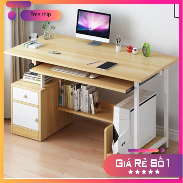 💥Sale sốc💥 Bàn máy tính đa năng dài 1m1, bàn làm việc tại nhà giá rẻ, bàn làm việc thông minh BAH003