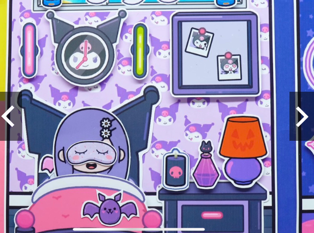 Ngôi nhà búp bê giấy Kuromi House