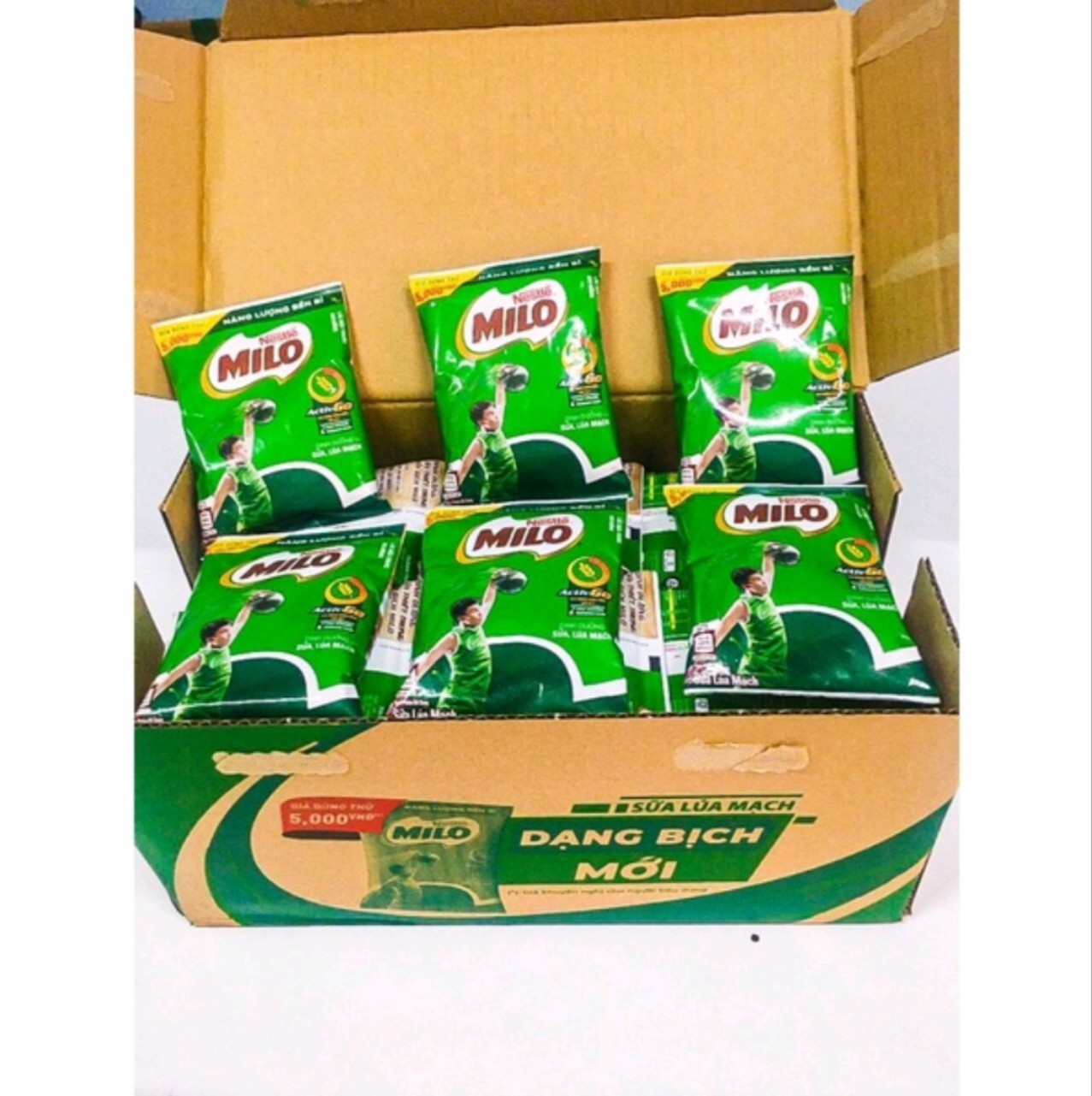 [COMBO 10 BỊCH] SỮA MILO DẠNG BỊCH NƯỚC PHA SẴN 180ML
