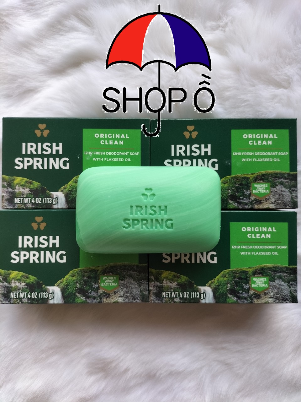 [HCM]Combo 10 cục xà bông cục Irish Spring 113gram cực thơm