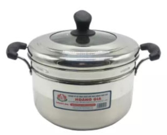 NỒI HẤP 2 ĐÁY HOÀNG GIA INOX 304