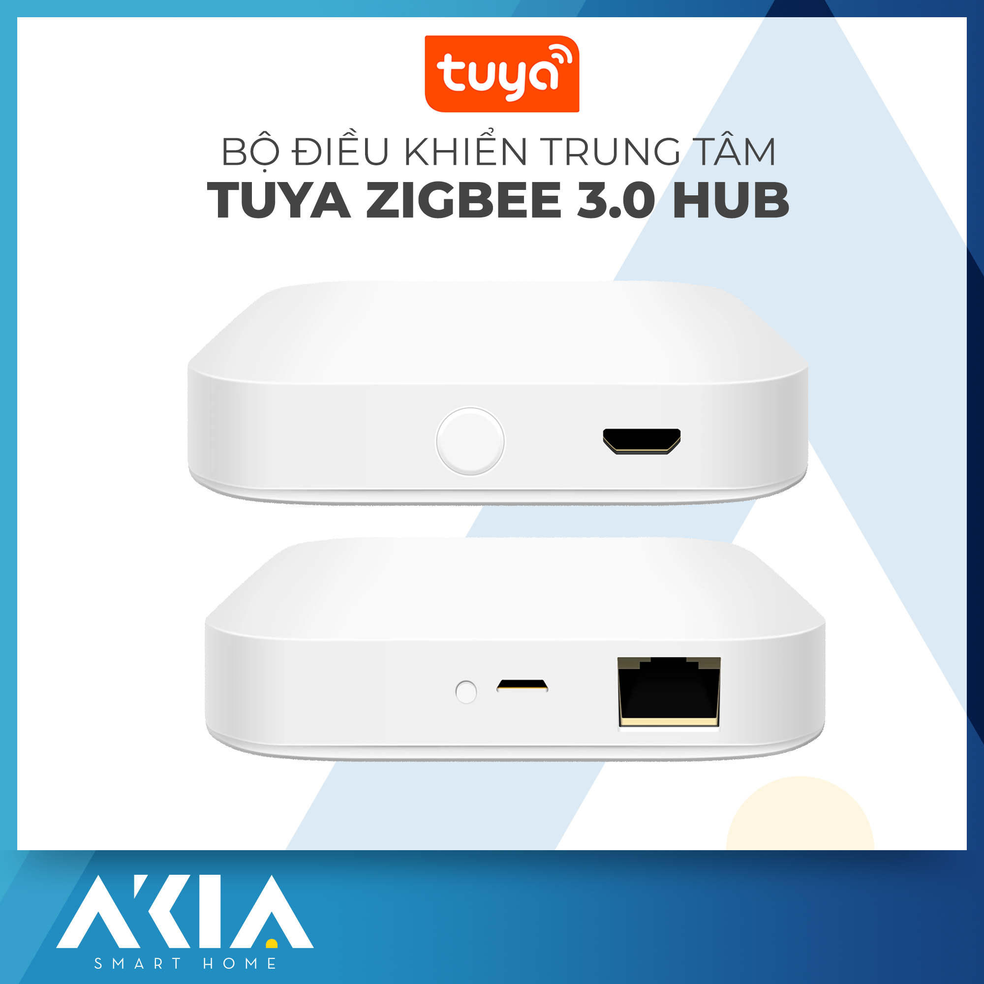 Bộ điều khiển trung tâm Tuya Zigbee phiên bản mới- Hub Zigbee Tuya 3.0