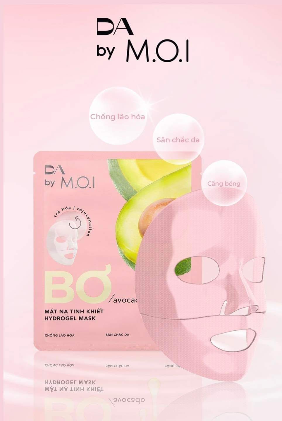 MẶT NẠ BƠ HỒ NGỌC HÀ - HỘP 3 MIẾNG