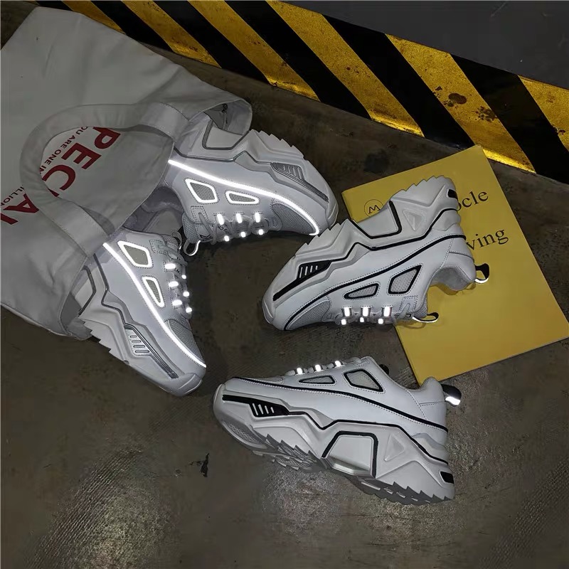 Giầy Nữ Thể Thao Sneaker Da Mắt Phản Quang Thời Trang Trẻ (Shophanhan)