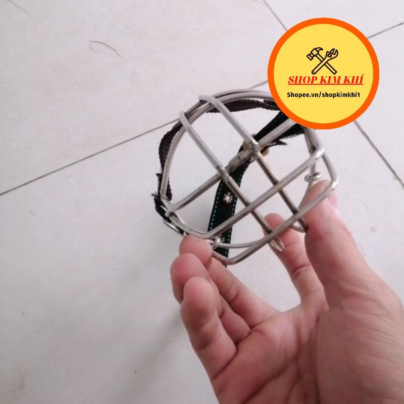 Dọ (rọ) mõm chó to bé inox