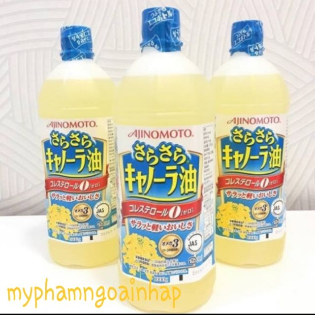Dầu ăn hạt cải Ajmoto Nhật