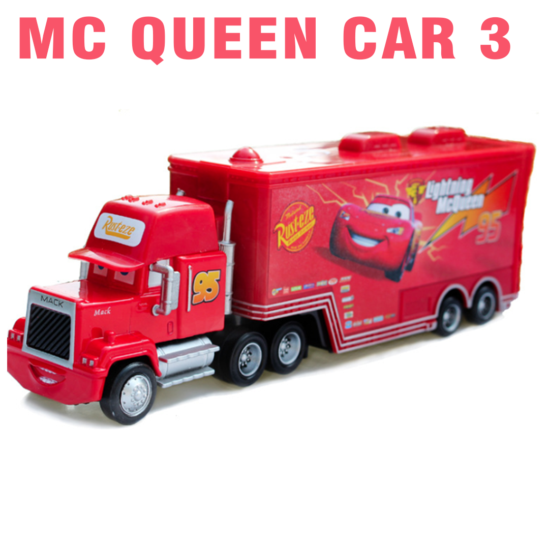 Đồ chơi trẻ em xe tải Lightning Mc Queen Disney Pixar Cars 3 bằng hợp kim nhựa mở được thùng xe