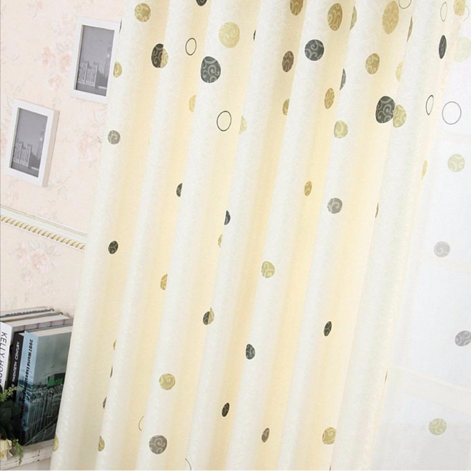 Rèm vải họa tiết chấm bi ( 3m ngang x 2.7m dài )