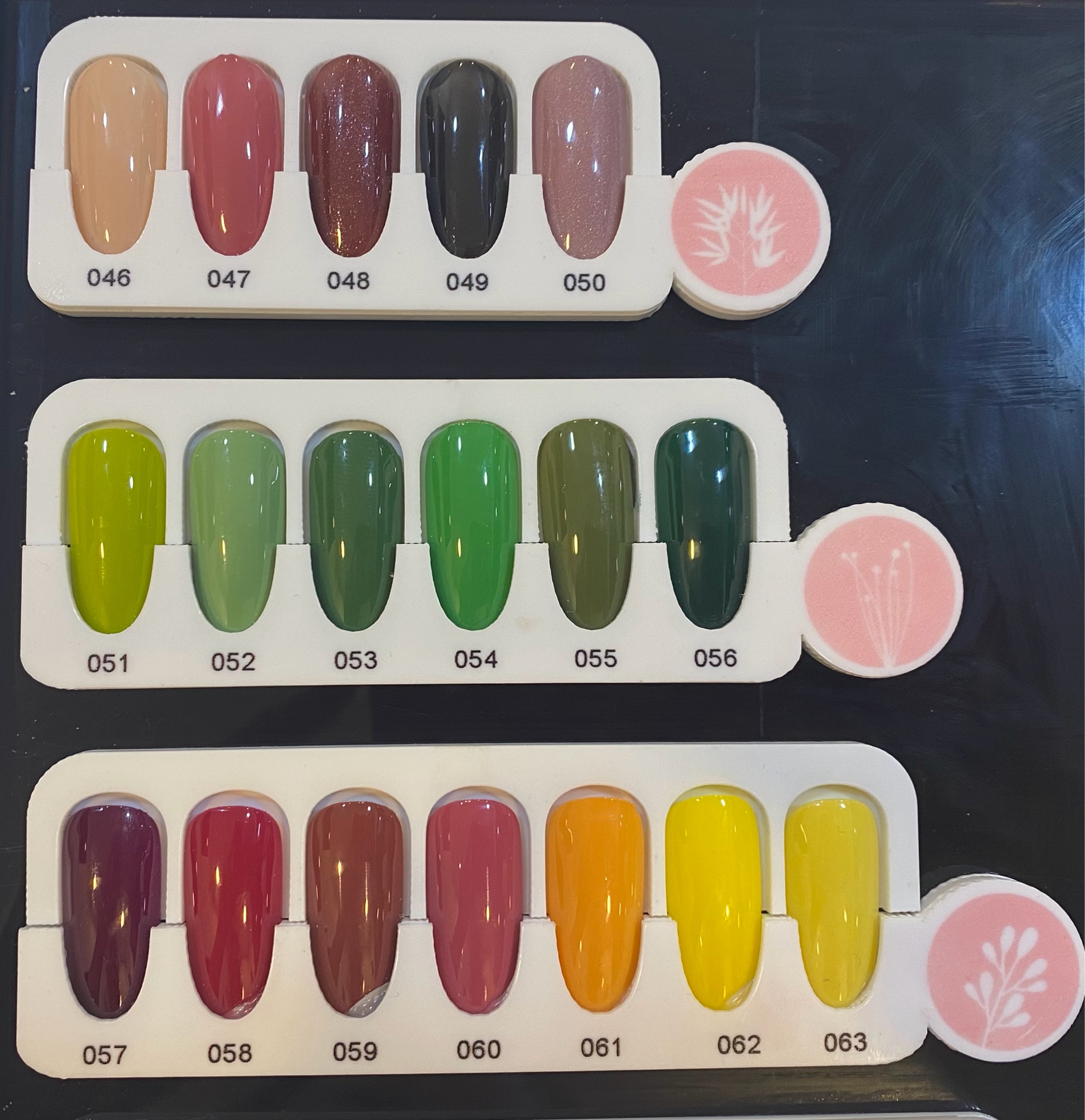 Bộ Nail Box Design 10 móng nhám trơn