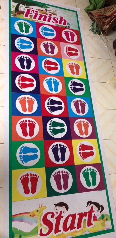 Thảm vận động -Jumping Mat (mẫu chân)